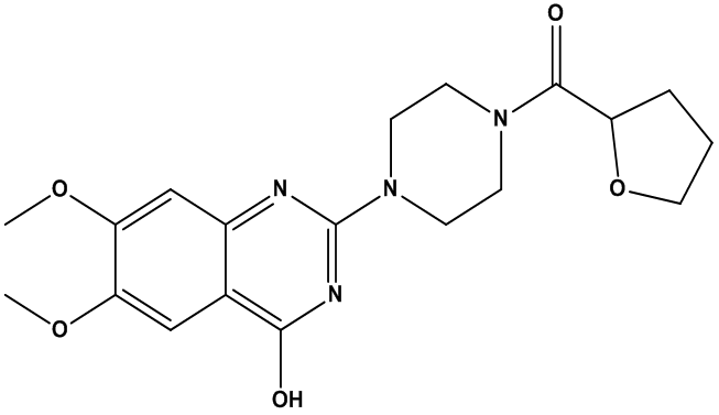 Terazosin EP Impurity B  Terazosin USP Related Compound B  Terazosin 4-Hydroxy Analog